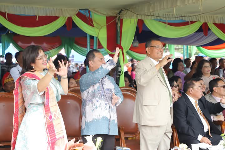 Pj Bupati Dairi Surung Charles Bantjin hadiri pesta bona taon Punguan Toga Sinaga Boru, Bere, Ibebere ( PPTSB)  Dairi