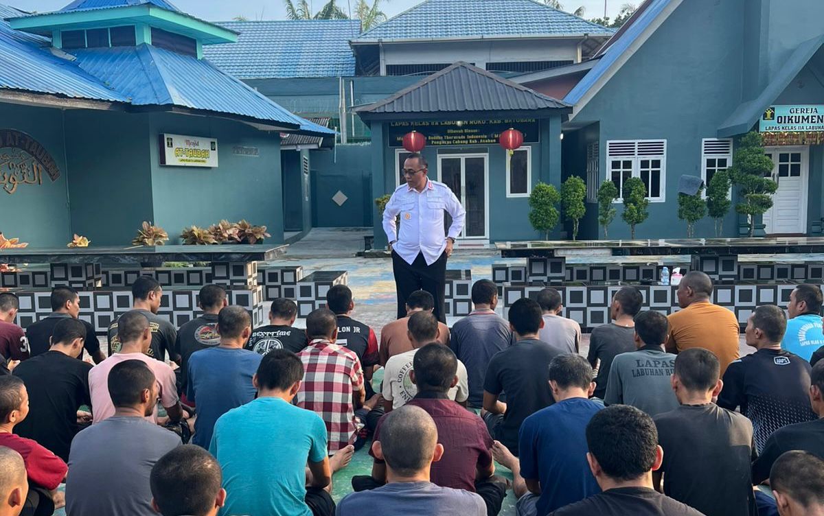 Kalapas Soetopo Berikan Arahan Ke Tahanan Dan ingatkan : Ikuti Aturan dan Pembinaan.