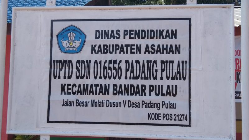 Kepala Sekolah SD NEGERI No 016556 Padang Pulau  Kecamatan Bandar Pulau Kabupaten Asahan  Diduga Jarang Masuk Sekolah