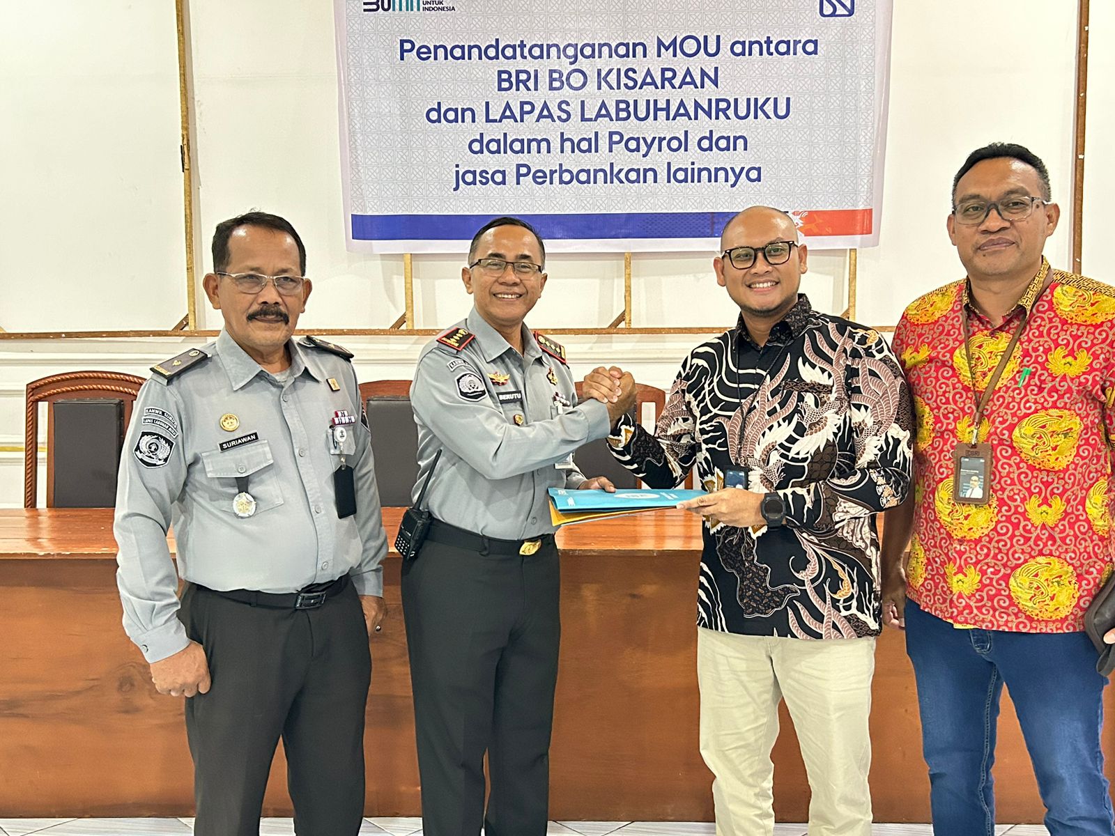 Pastikan Pengelolaan Keuangan Transparan,LP Lab Ruku Teken Mou Dengan BRI