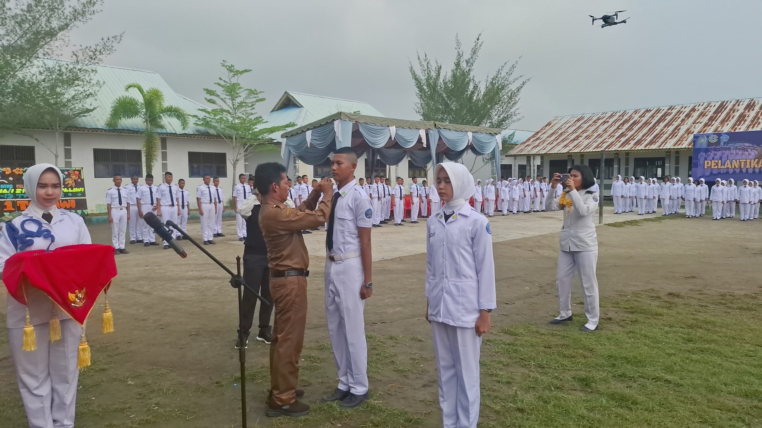 SMK Negeri 1 Talawi Resmi Melantik Taruna Dan Taruni Angkatan XIX  Acara Berlangsung Khidmat