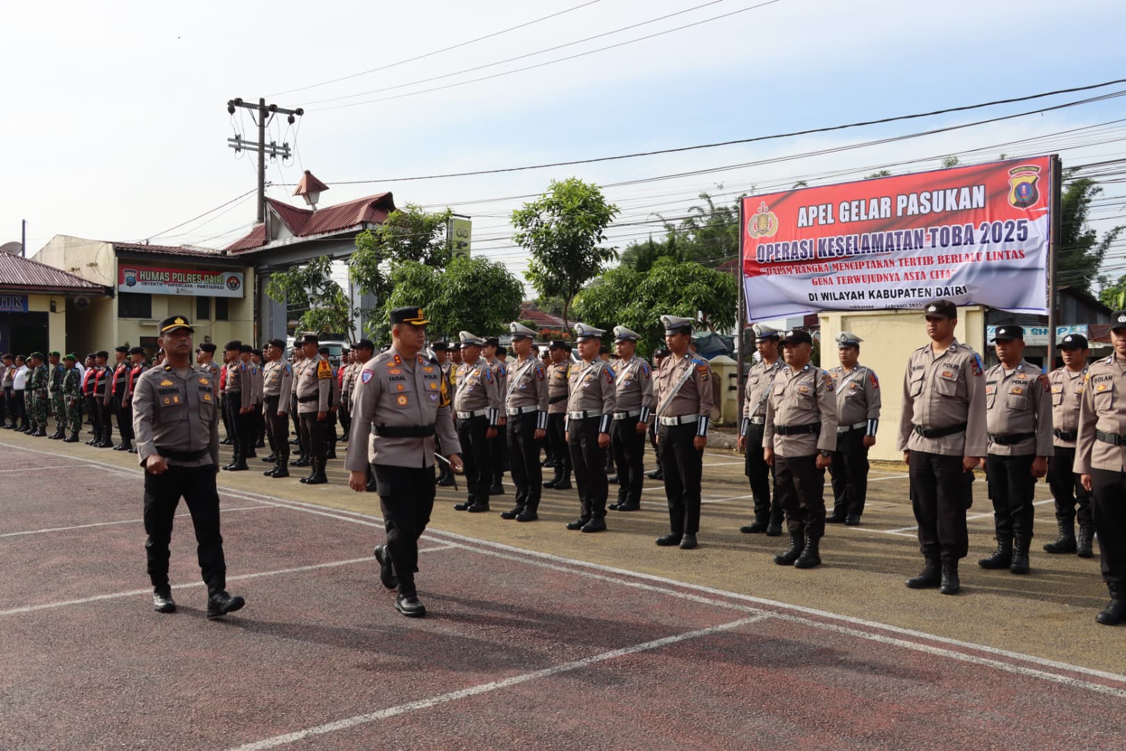Polres Dairi Gelar Pasukan Operasi Keselamatan Toba 2025 , Berlangsung Selama 14 Hari