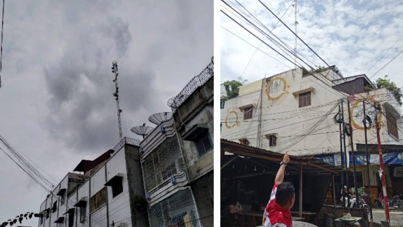 Pemasangan Menara Internet di Asahan Berdiri Tanpa PBG Diduga Illegal