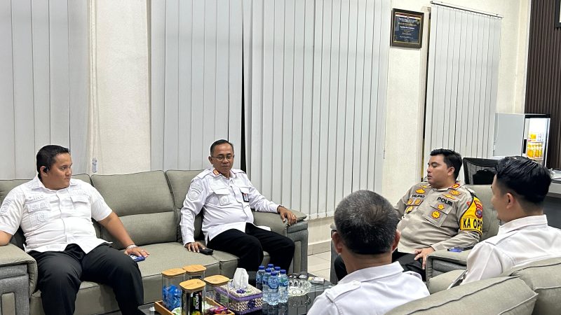 Kunjungi Polres Batubara, Kalapas Lab Ruku Bangun Sinergitas. 