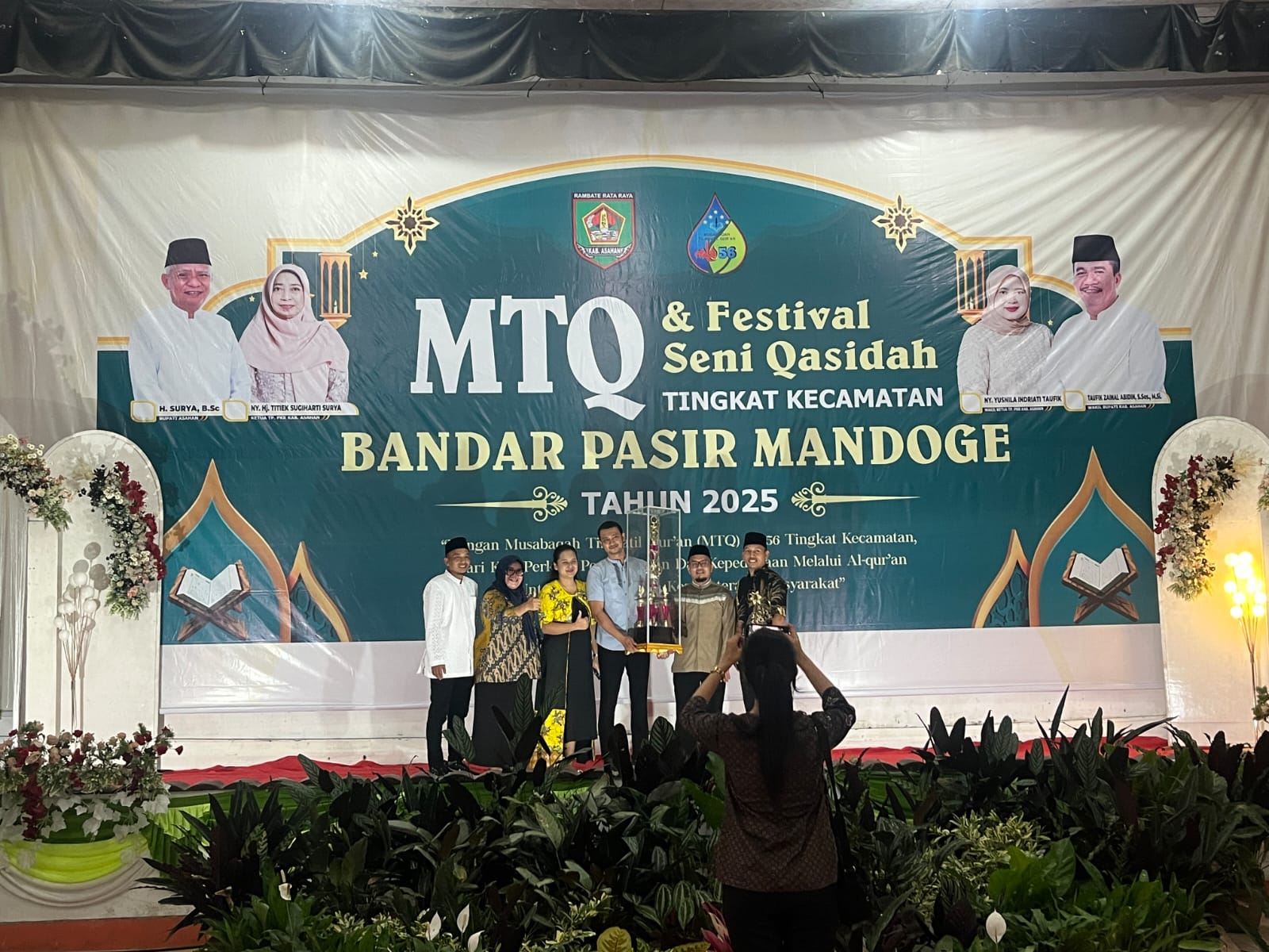 Juara I Umum MTQ dan FSQ Ke-56 Tingkat Kecamatan BP Mandoge Tahun 2025 Desa Suka Makmur