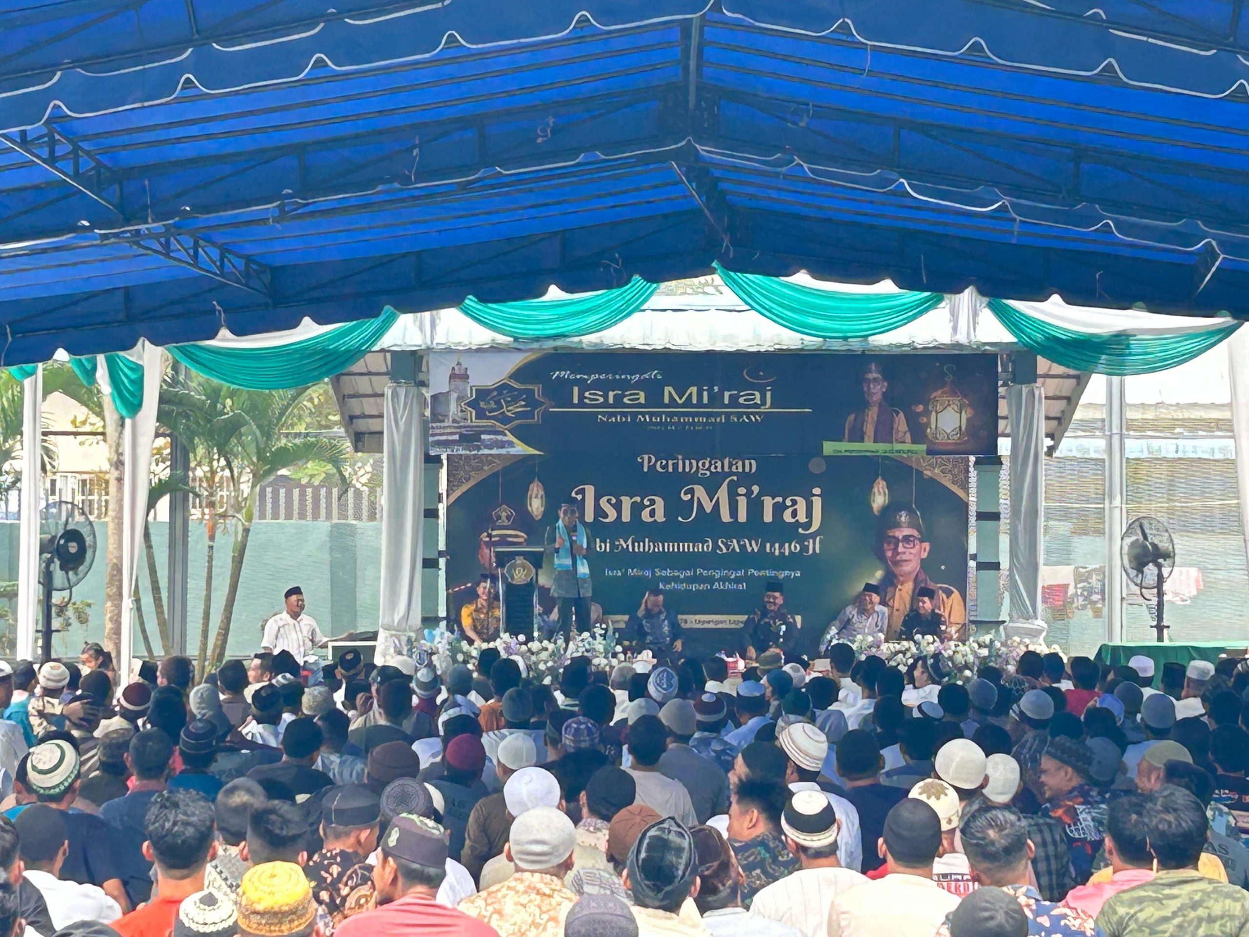 Pegawai Dan Ratusan WBP LP Lab Ruku Peringati Isra Mi’raj Nabi Muhammad SAW 1446 H