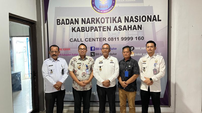 LP Lab Ruku Koordinasi Dengan BNNK Asahan Bangun Komitmen Berantas Narkoba.