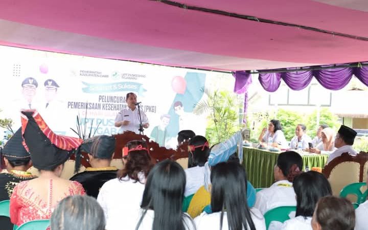 Luncurkan Program Cek Kesehatan Gratis (CKG) Sekda Dairi : Mari Manfaatkan Program Ini