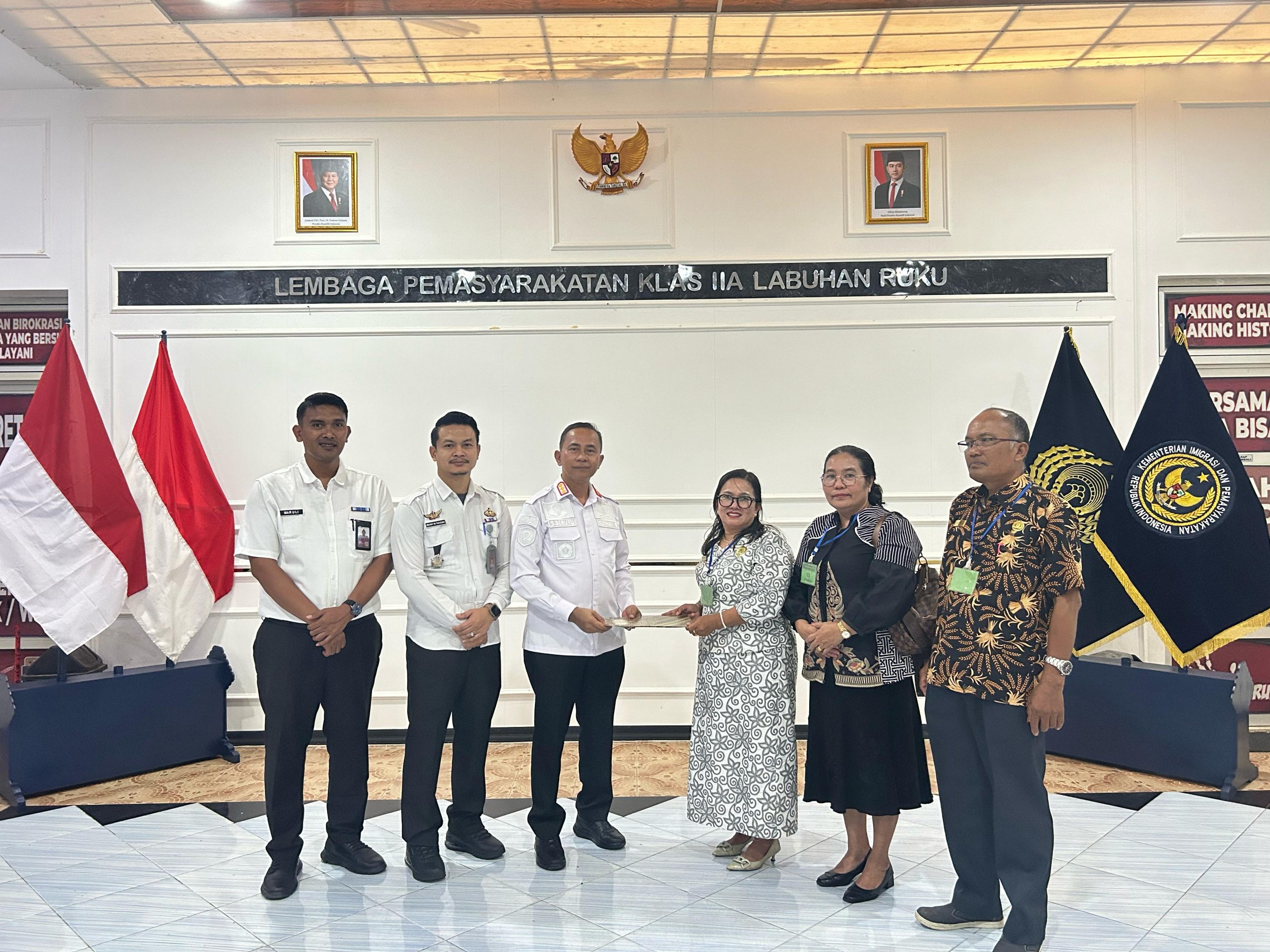 Optimalkan Pembinaan Keagamaan, Lapas Lab Ruku Lakukan Penandatanganan Kerjasama dengan Kemenag Asahan 