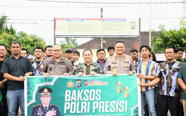 Sambut Bulan Ramadhan, Sekretaris Daerah Kabupaten Dairi bersama Kapolres Dairi dan Kajari Dairi mengikuti Gelar Baksos Polri Presisi bersama Mahasiswa dan OKP