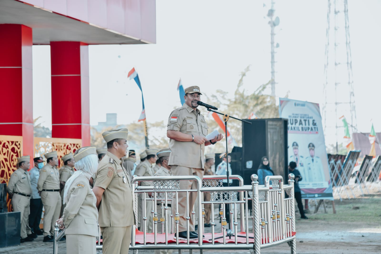 Apel Perdana, Bupati dan Wabup Batu Bara ajak ASN untuk Solid Bangun Batu Bara Bahagia