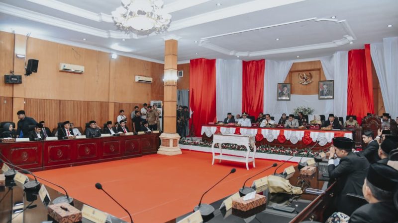 Ikuti Paripurna Perdana,Bupati sampaikan Pembanguan Batu Bara Dimulai dengan Bahagia