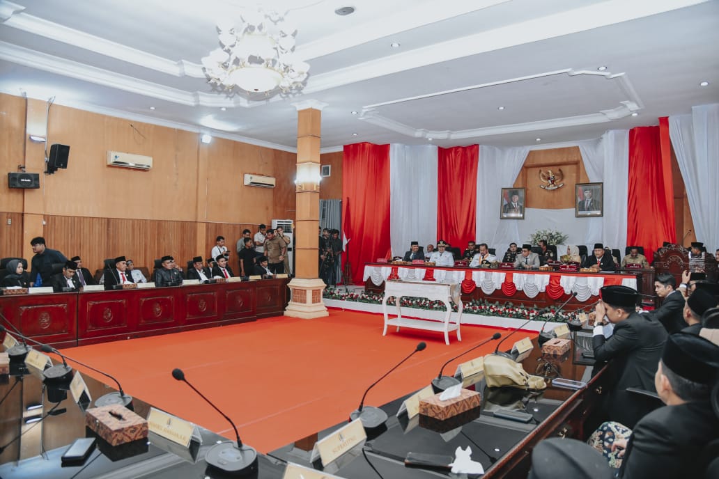 Ikuti Paripurna Perdana,Bupati sampaikan Pembanguan Batu Bara Dimulai dengan Bahagia