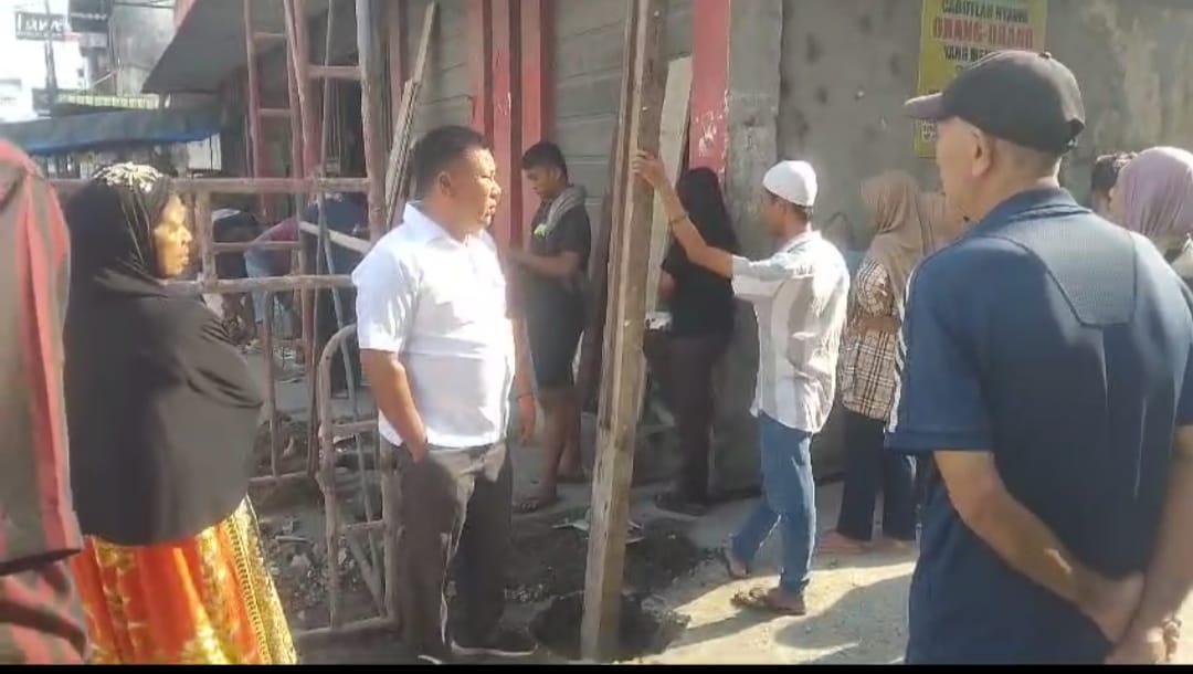 Pemagaran Seng Eks Pasar Kisaran Kembali Gagal, Tri Purnowidodo Tegaskan Jika Berlanjut Akan Ada Tuntutan Hukum