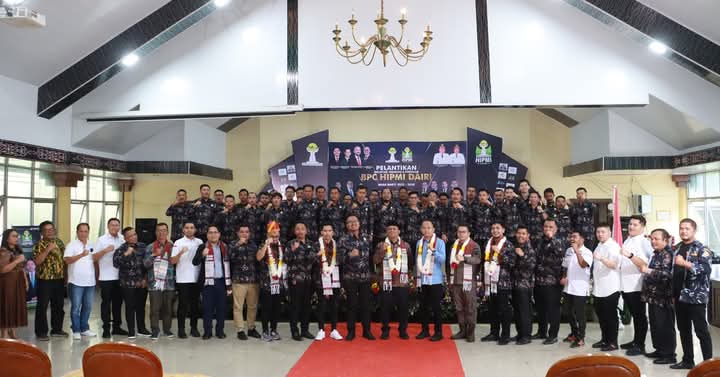 Wakil Bupati Harapkan Kehadiran HIPMI Dairi Sejalan Visi Pembangunan Dairi
