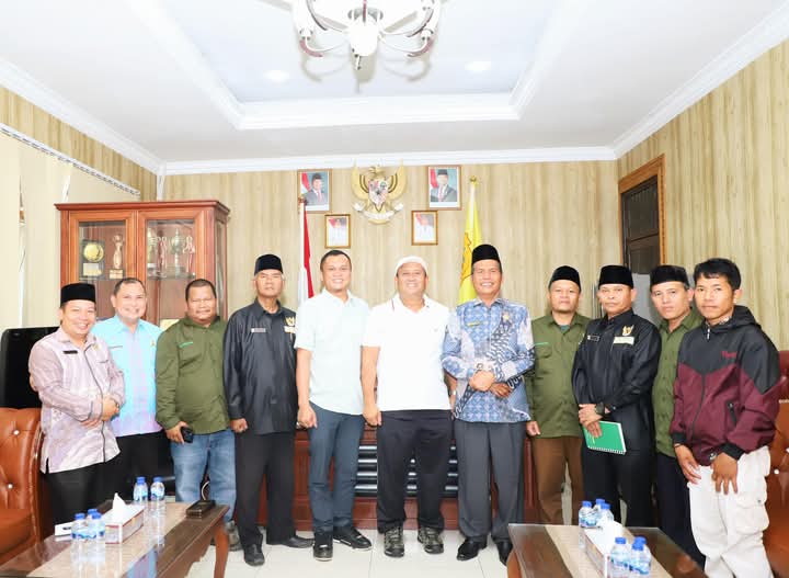 Wakil Bupati Dairi Wahyu Daniel Sagala  menerima audiensi Ketua Badan Amil Zakat Nasional