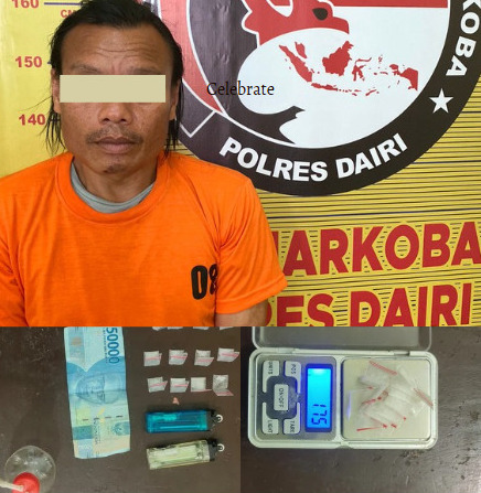 Sat Resnarkoba Polres Dairi Ringkus Tersangka Kasus Sabu di Tigalingga