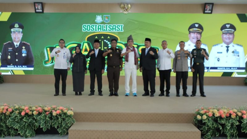 Dihadiri Komisi III DPR-RI, Bupati dan Kejari Asahan Launching Program Jaksa Garda Desa