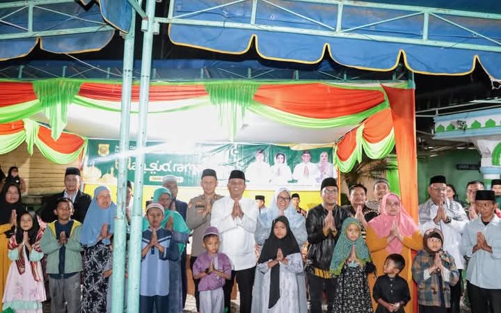Hari ke-13 puasa Ramadhan Wakil Bupati Dairi Wahyu Sagala, bersama unsur Forkopimda lakukan Safari Ramadhan 