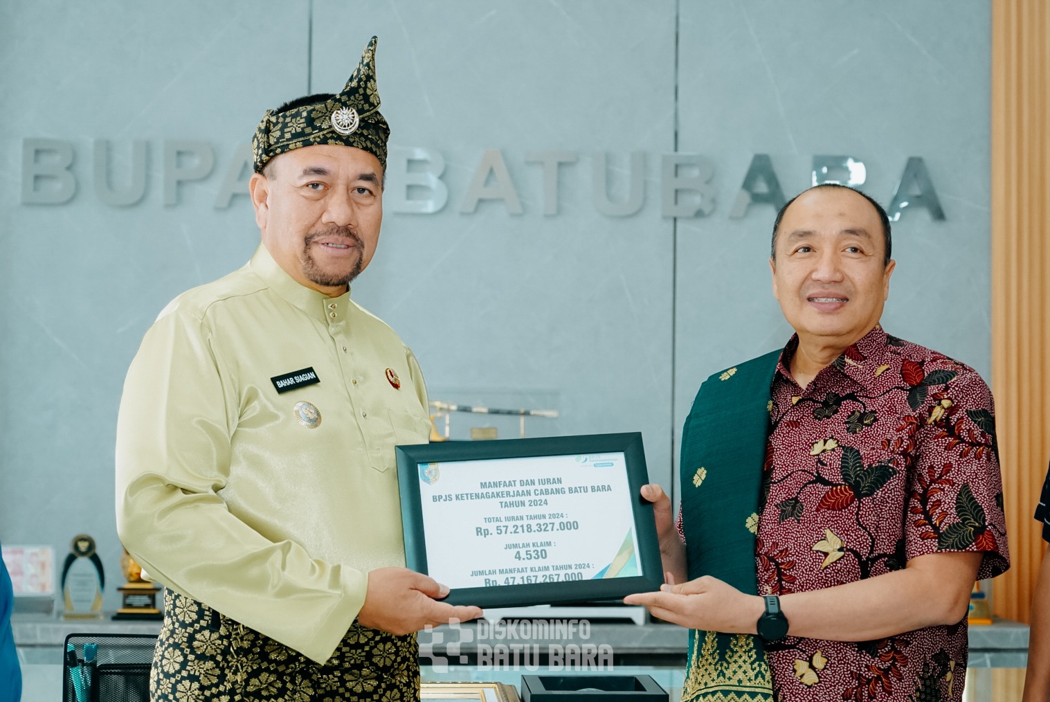 Klaim BPJS Ketenagakerjaan Tahun 2024 Pemkab Batu Bara Menerima Manfaat 47 M. 