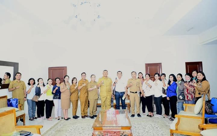 Bupati Dairi Ir. Vickner Sinaga Terima Audensi  Forum Tenaga Harian Lepas Tenaga Kesehatan Kabupaten Dairi 