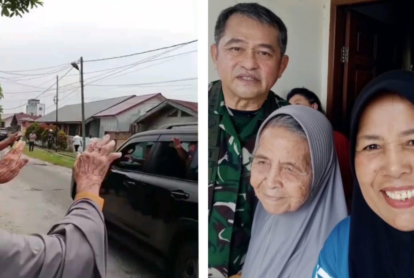 Warga Terharu, Jenderal Maruli Simanjuntak Bersama Isteri Sambangi Rumah Namboru di Kisaran Usai Tutup TMMD di Asahan