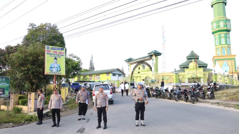 Polres Dairi Amankan Pelaksanaan Sholat Idul Adha 1446 H di Seluruh Wilayah Hukumnya, Berjalan dengan Kondusif