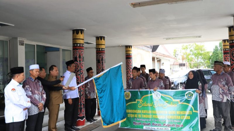 Sekda Kabupaten Dairi Melepas Tilawatil Quran dan Hadist Tingkat Provinsi Sumut
