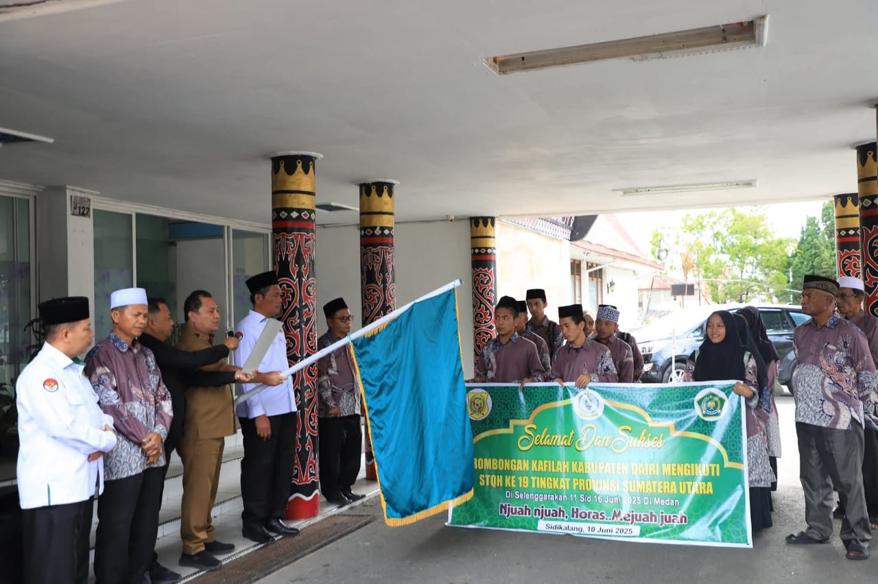 Sekda Kabupaten Dairi Melepas Tilawatil Quran dan Hadist Tingkat Provinsi Sumut