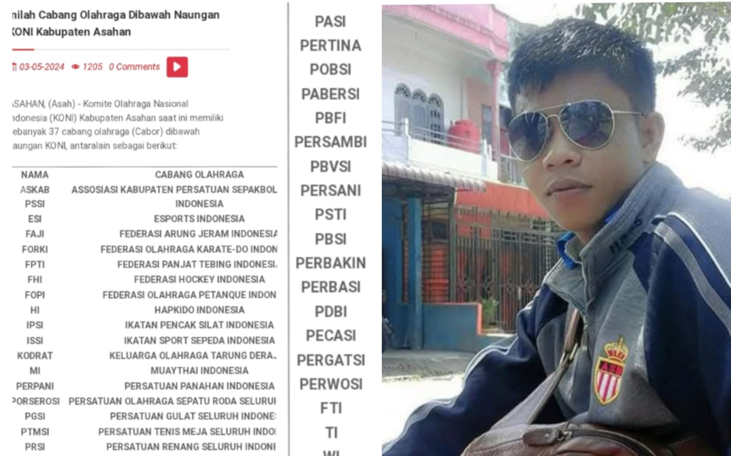 Kejari Asahan Diminta Periksa Dana Hibah KONI Tahun 2020-2024 Rp.35 Miliar, Berikut Nama 37 Cabor Diduga Terima Bantuan