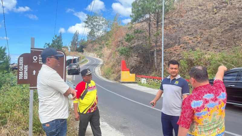 Wakil Bupati Dairi Tinjau Gotong Royong Persiapan Revalidasi Toba Caldera UNESCO Global Geopark