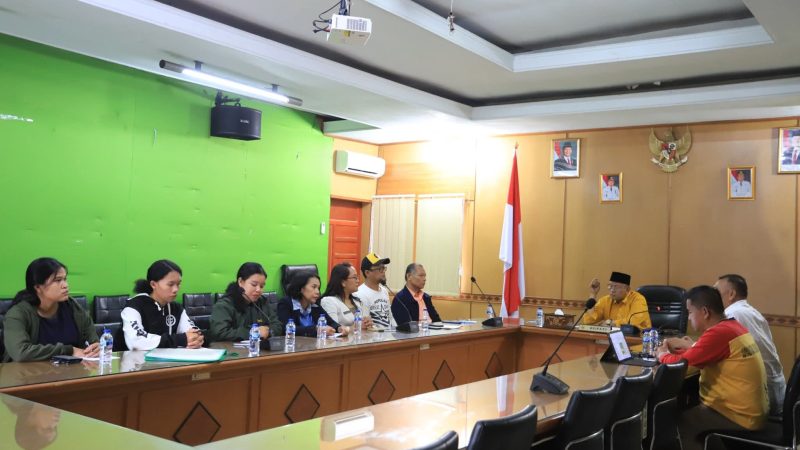 Bupati Dairi Terima Audensi Panitia Perayaan Hari Koperasi Ke-78 Tahun 2025 Kab. Dairi