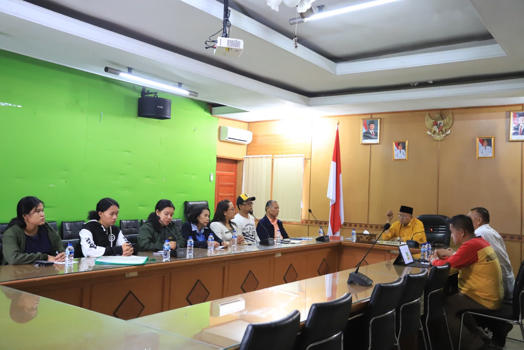 Bupati Dairi Terima Audensi Panitia Perayaan Hari Koperasi Ke-78 Tahun 2025 Kab. Dairi