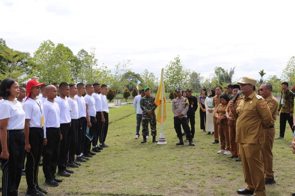 Wakil Bupati Dairi Hadiri Pembukaan Pelatihan Calon Anggota Paskibraka menyambut HUT RI ke 80 tahun 2025.