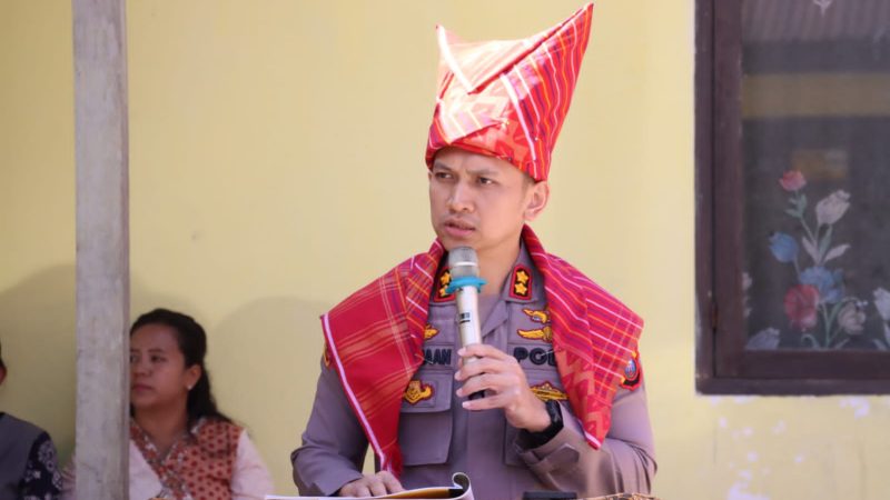 Kunjungan Perdana di Polsek Tigalingga, Kapolres Dairi Tegaskan Komitmen Berantas Narkoba