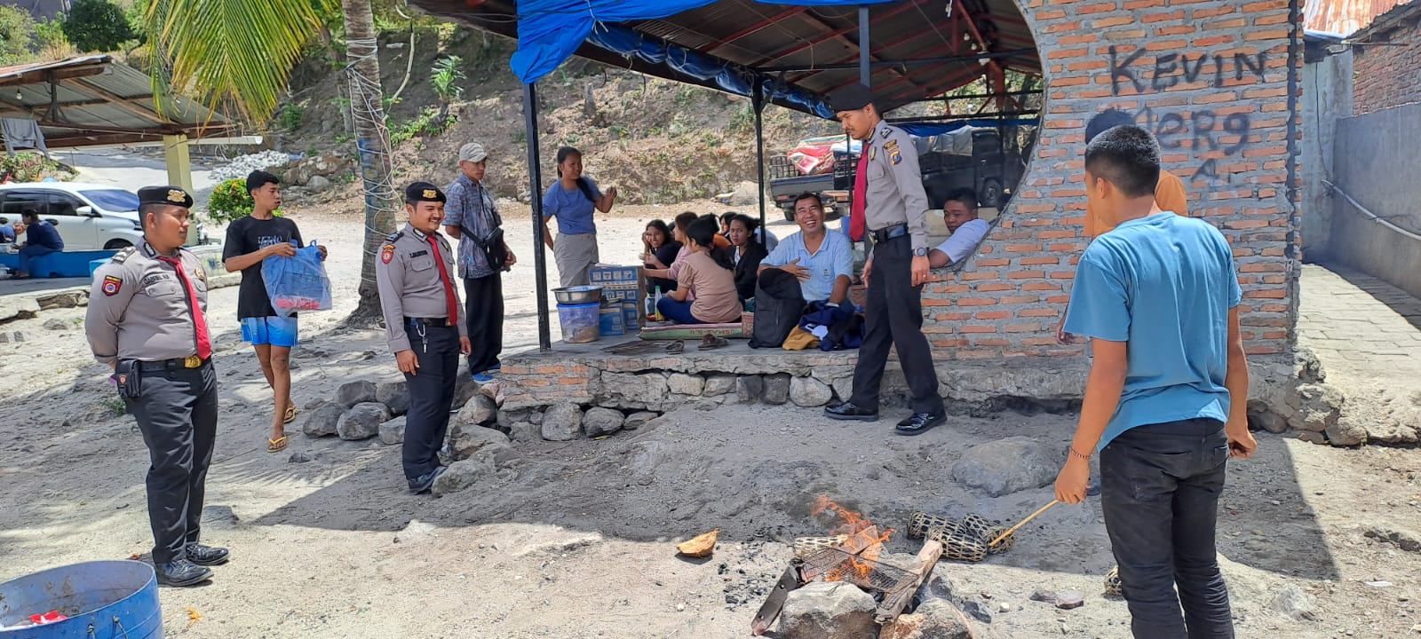 Satuan Pamobvit Polres Dairi Gelar Patroli Di Objek Wisata Silalahi