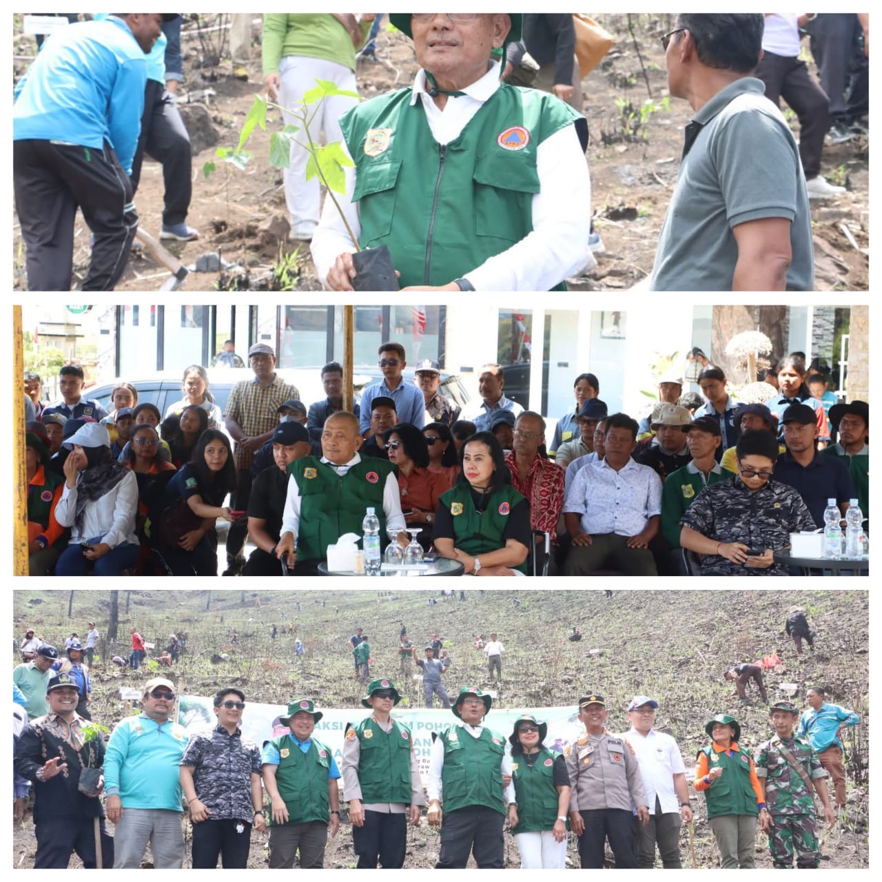 Gerakan Tanam Satu Juta Pohon, Bupati Dairi Tanam 10.000 Pohon Kemiri Di Kecamatan Silahisabungan