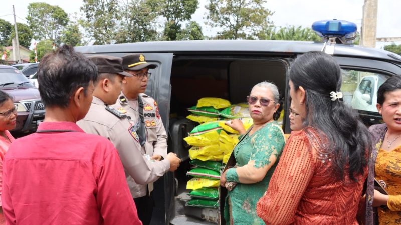 Polres Dairi Gelar Pangan Murah, Salurkan 6 Ton Beras Untuk Masyarakat