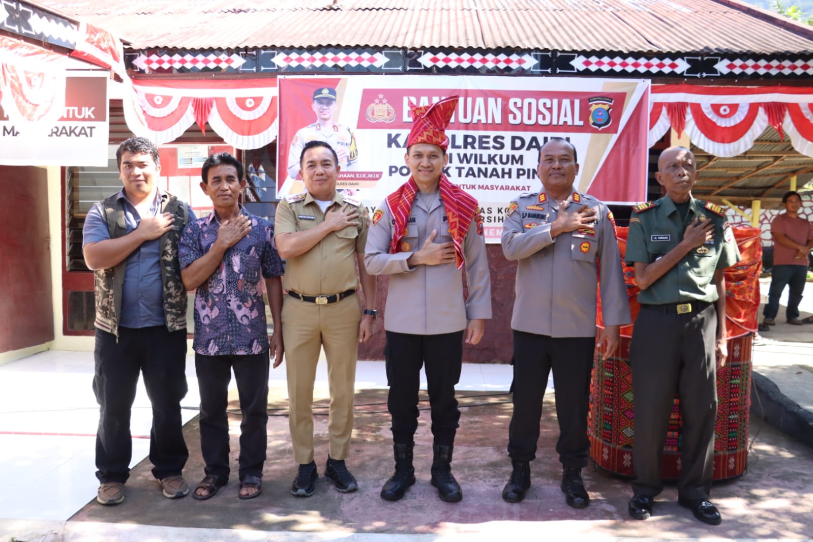 Kapolres Dairi Gelar Kunjungan Kerja Ke Polsek Tanah Pinem