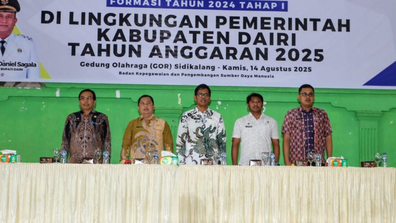 Membangun Profesionalisme Dalam Bekerja, Pemkab Dairi Gelar Orientasi PPPK Formasi Tahun 2024 Tahap I