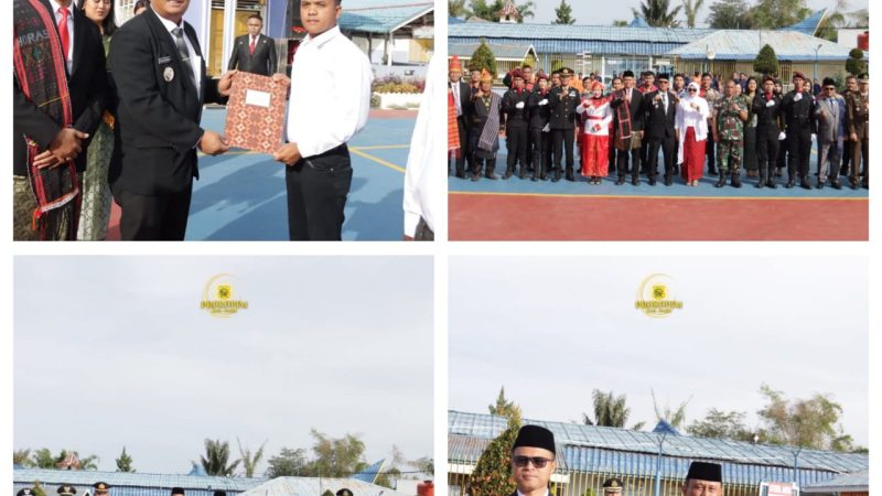 Wakil Bupati Dairi Serahkan Remisi Kepada 377 Orang Warga Binaan Rutan Kelas IIB Sidikalang, 8 Orang Langsung Bebas.