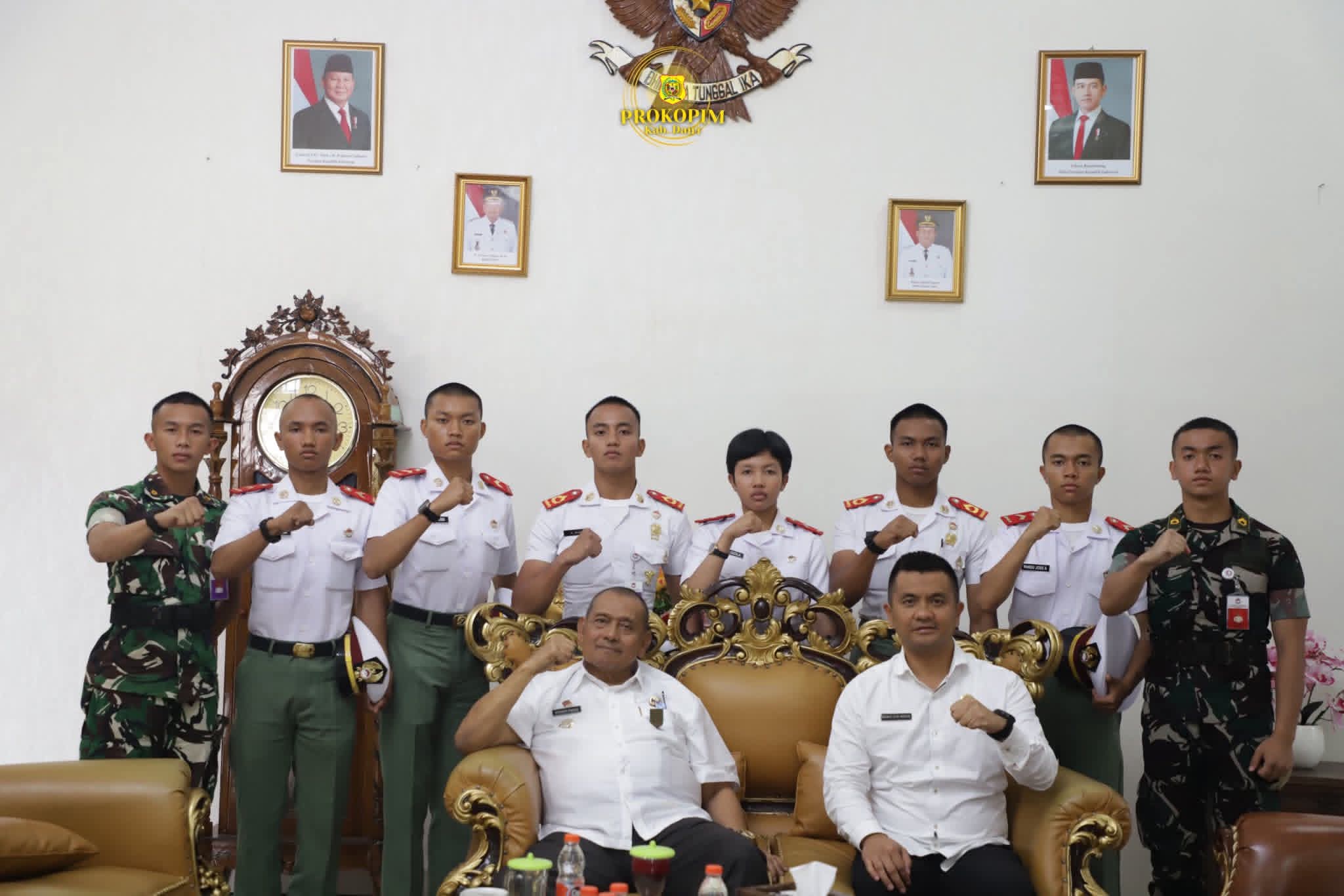 Bupati Dairi Terima Kunjungan Mahasiswa UNHAN