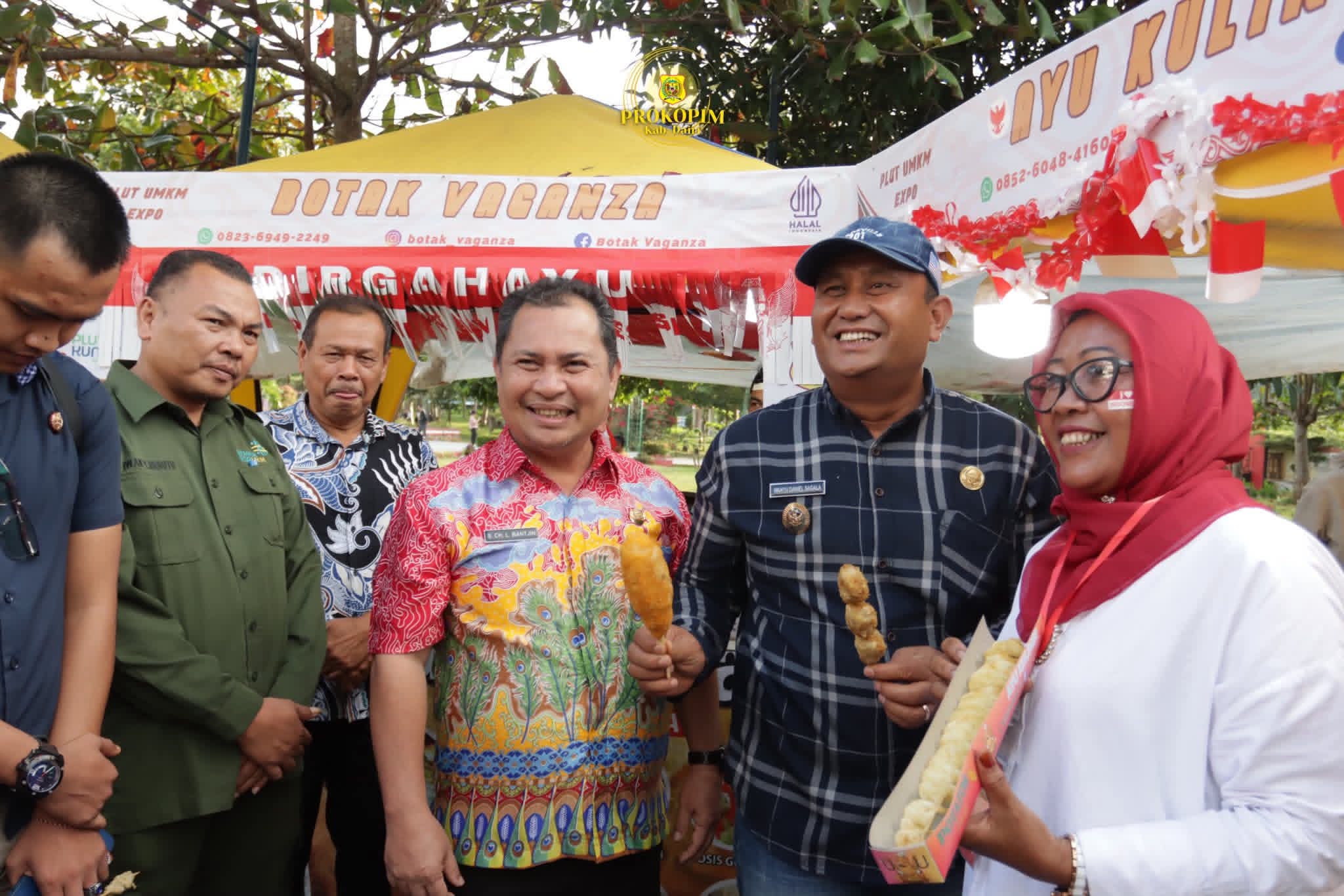 Perkuat UMKM Wakil Bupati Dairi Buka PLUT EXPO UMKM 2025