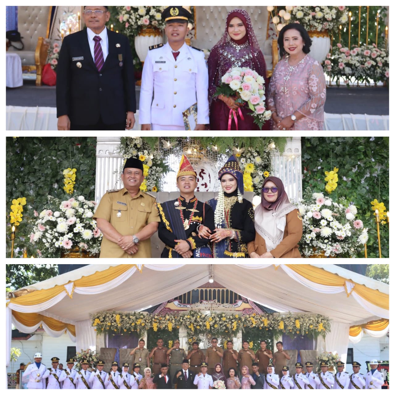 Bupati Dairi dan Wakil Bupati Dairi Hadiri Acara Pernikahan Purna Praja IPDN