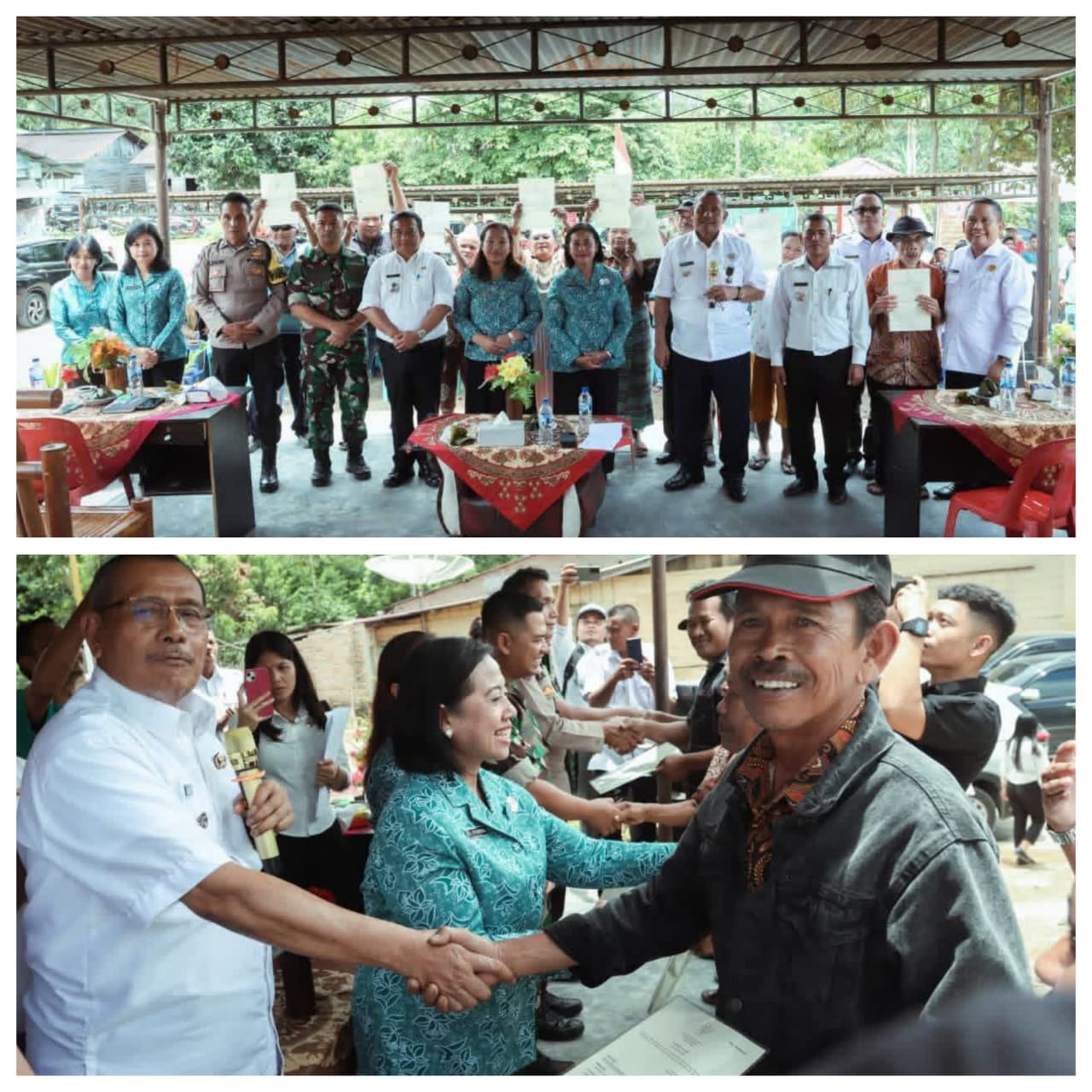 210 Sertifikat Tanah Dibagikan Kepada Masyarakat Buluduri, Bupati Dairi : Untuk Meningkatkan Kemakmuran Serta Mengurangi Konflik Sengketa Tanah