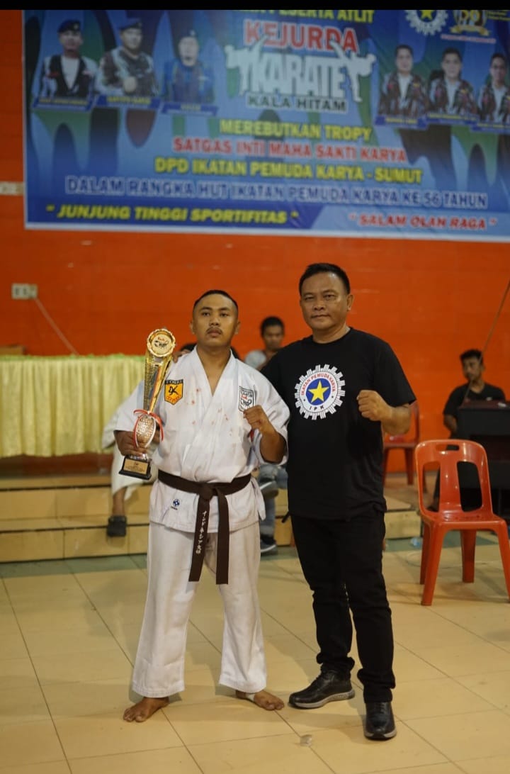 Berlangsung Sukses Dan Meriah Kejurda Karate Satgas DPD IPK Sumatera utara, HUT Ke 56 IPK