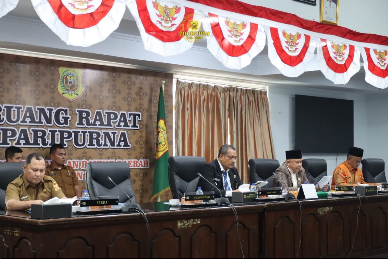 Bupati Dairi Sampaikan Nota Pengantar Atas Rancangan KUA-PPAS APBD 2025.