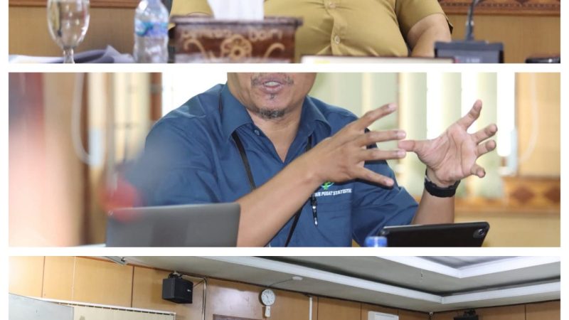 Bupati Dairi Terima Audiensi BPS Terkait Angka Kemiskinan Tahun 2025