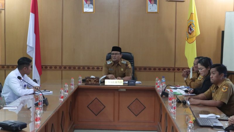 Satgas MBG Melakukan pertemuan dengan pemilik Yayasan Mitra BGN evaluasi pelaksanaan percepatan program MBG di kab Dairi