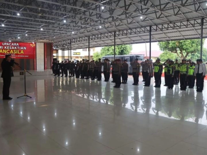 Polresta Deli Serdang Gelar Upacara Peringatan Hari Kesaktian Pancasila